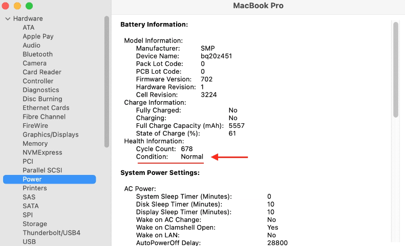 check macbook battery 