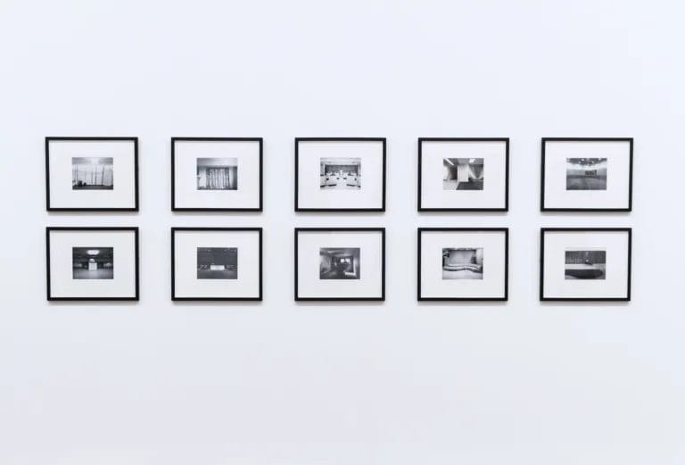 Frames on White Background