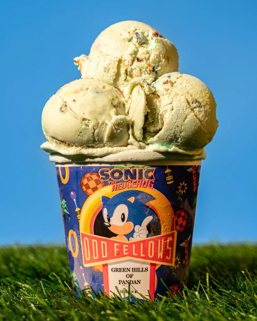 sonic the hedgehog ice cream