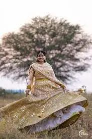 Candid Lehenga Pose